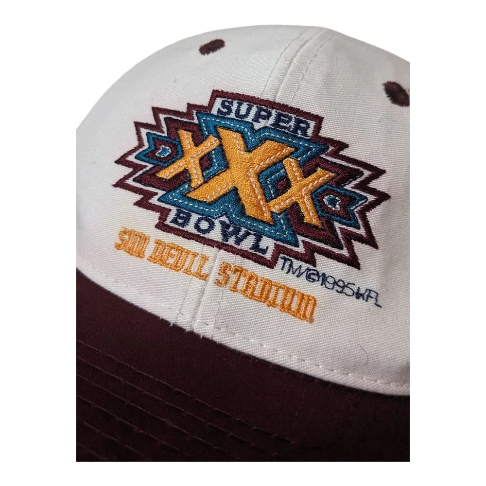 Vintage 90s Super Bowl XXX Snapback‎ Hat NFL Football Cap Steelers Cowboys